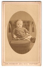 Photograph Carl Wiedemayer, Stuttgart, Friedrichstrasse 31, portrait small Ki