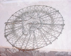 Vintage Chef's Basket Metal Mesh Strainer Colander Egg Basket Collapsible — photo 3