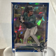 2021 Bowman Chrome Draft Sapphire Edition - Harry Ford #BDC-1 (RC) Nationals