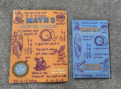 Teaching Textbooks Math 3 Cd Set and Answer Book