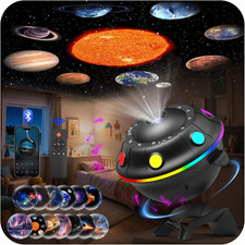 UFO Star Projector, 13 in 1 Planetarium Galaxy Projector for Bedroom, Galaxy Lig