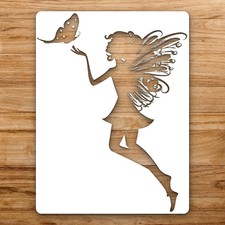 Fairy And Butte Large Reusable Wall Stencil For Painting DIY Home Decor Template