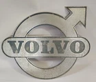 Vintage Volvo Tin Emblem Car Logo Badge Car Dealership Display Mancave Sign 15"