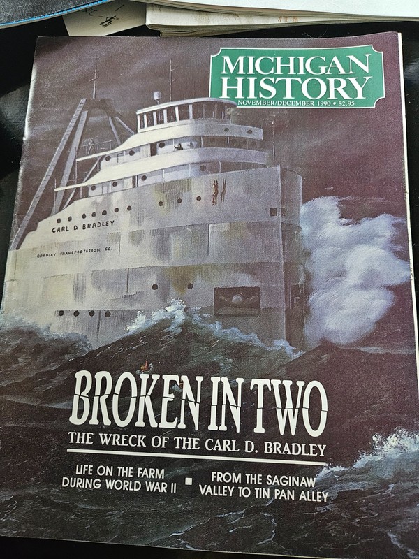 Four - Michigan History Magazines from 1990 and 1991 - Like New Condition