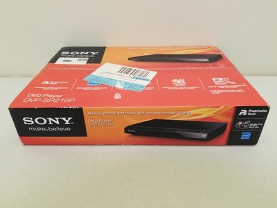 *NEW* Sony Progressive Scan CD and DVD Player in Black DVP-SR210P *NEW*