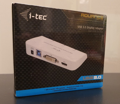 i-tec USB 3.0 Display Adapter Dual HDMI DVI/VGA Externe Grafikkarte DisplayLink