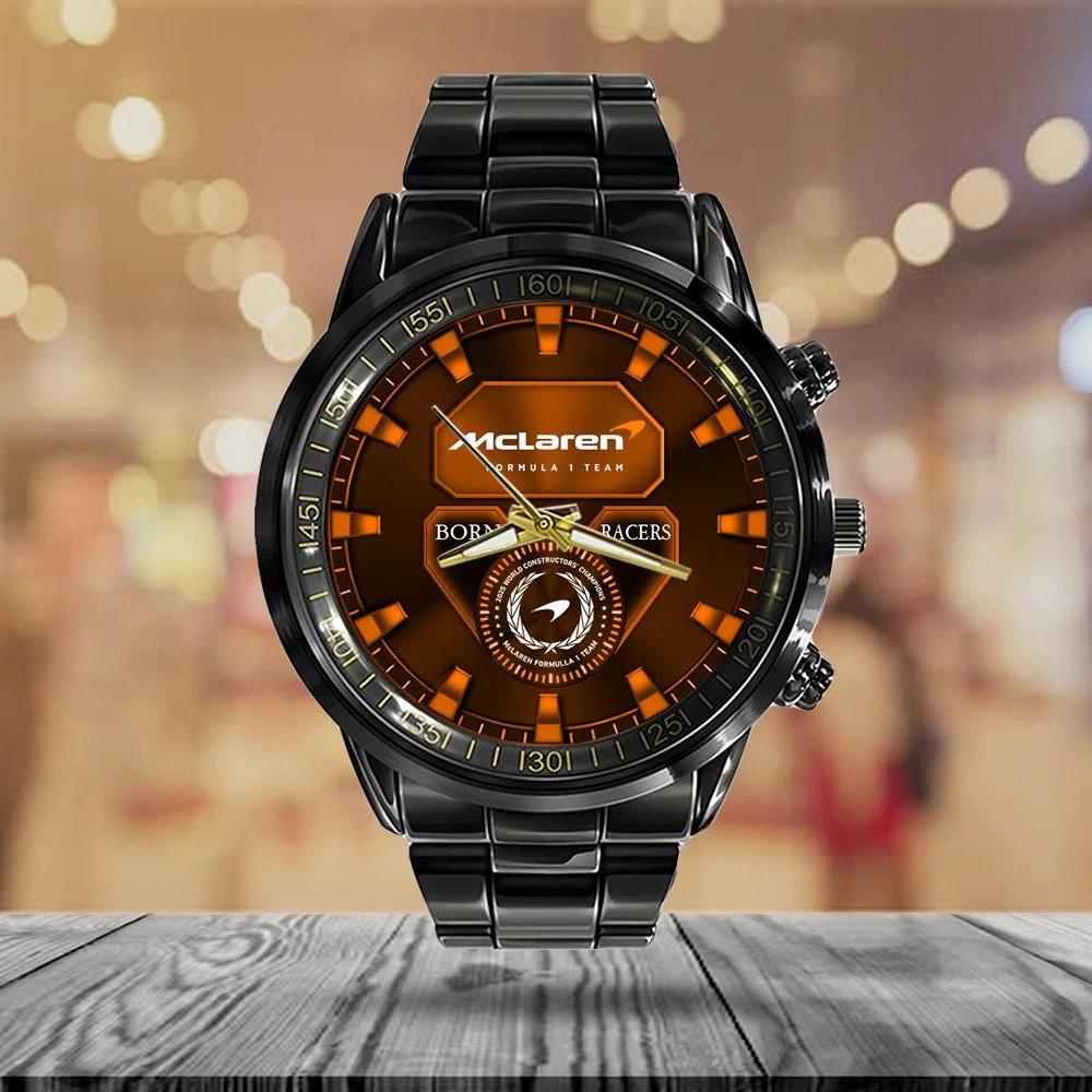 Mc*Laren 2025 Constructor’s Champions Black Stainless Steel Watch