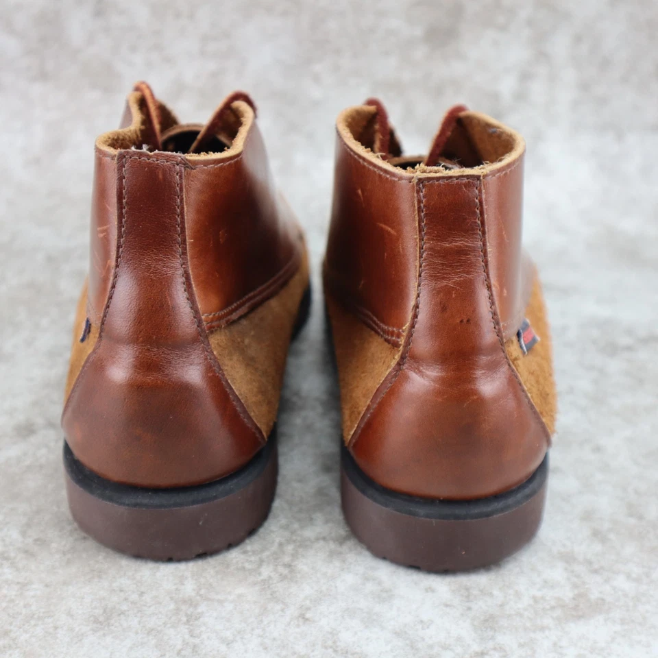 Sebago X Vane Chukka Boots Brown Leather Suede Vibram Womens Size 8.5 M - Image 3 of 4