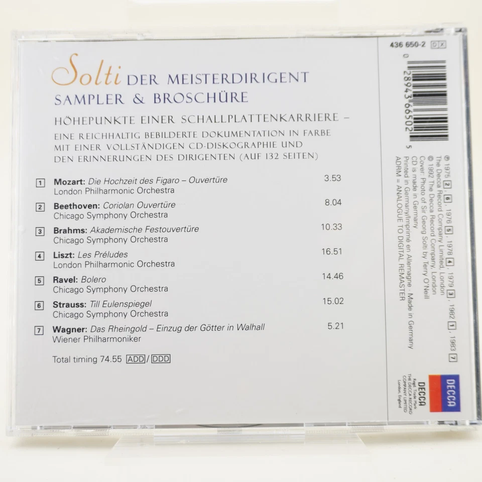 Solti – Der Meisterdirigent | CD | Zustand sehr gut - Bild 2 von 2