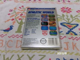 #832 Athletic World - 5 VITE - NINTENDO (NES '87) RARA SCATOLA DOPPIA APERTURA CIB