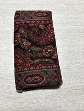 Vera Bradley Paisley Checkbook Cover Indiana label