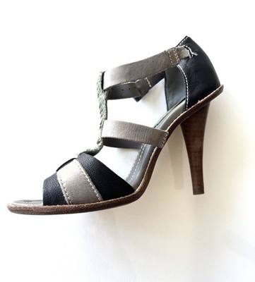 7 for all Mankind Farran Strappy High shoes Leather Heels 4.5 