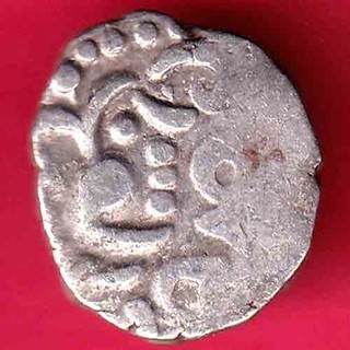 Moneda de plata Parmar dinastía Varah mihir raja bhoj #KE33