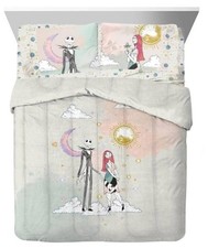 Disney Nightmare Before Christmas "Jack and Sally" Kids Bed Set-AB0DNRT6MRP4