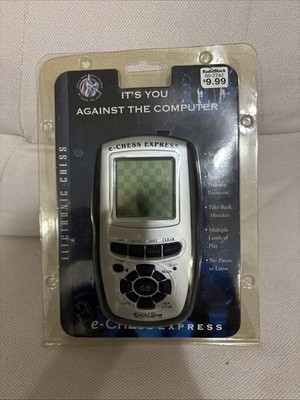 EXCALIBUR E-CHESS EXPRESS HANDHELD TRAVEL ELECTRONIC BOARD GAME LCD NIB
