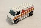 Hot Wheels Redline 1975 Paramedic Super Van White