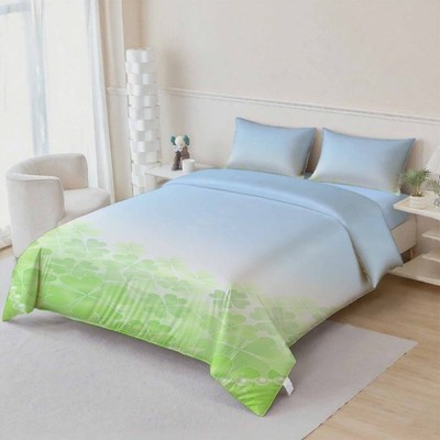 3D Fresh Four Leaf Clover Quilt Cover Set Bedding Sets Pillowcases 140