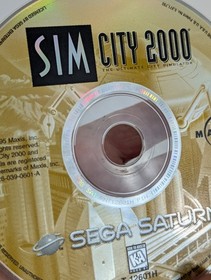 SimCity 2000 (Sega Saturn, 1995) Complete &Tested | READ