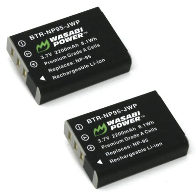 Wasabi Power Battery for Fujifilm NP-95 (2-Pack)