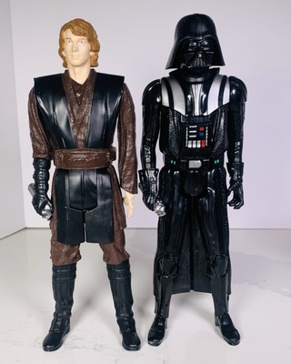 Hasbro Star Wars Darth Wader 2013 & Anakin Skywalker 2012 Action Figures 11.5''