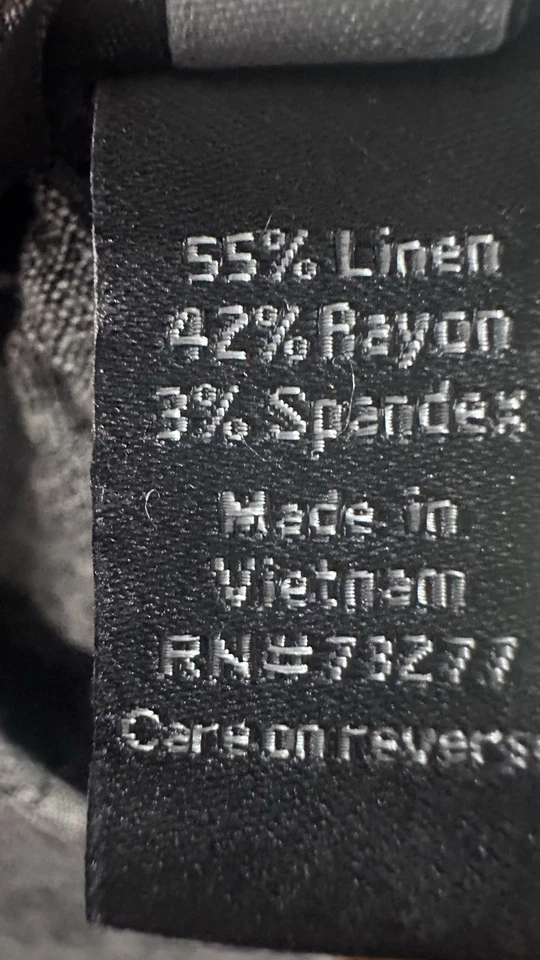 Pantalones Cortos para Mujer Apt 9 Mezcla de Lino XL Gris Clásico Pull On Chic Bolsillos Verano Foto 4 de 4