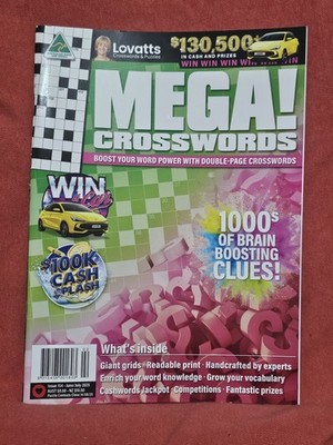 #154 Lovatts MEGA CROSSWORDS magazine,June/July 2025