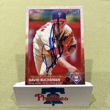 David Buchanan 2015 Topps #218 Card Philadelphia Phillies Autographed Signed