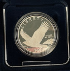 Silver! 2008 US Bald Eagle Proof Dollar + Mint Capsule Box & COA — photo 1