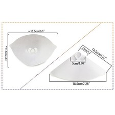 50pcs White Thicken Filter Funnel Paper 3D Printer Accessories