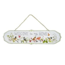 Welcome to Our Home Sign Front Door Welcome Sign Metal Hanging Welcome Sign W...