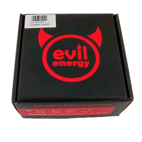 EVIL ENERGY 3/8'' Heater Hose Coolant Radiator Straight 100PSI SAE 20R3 5FT