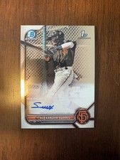 2022 Bowman Chrome #CPA-ASR Alexander Suarez Auto autograph
