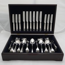 FULWOOD Design James Ryals Sheffield Silver Service 124 Piece Canteen of Cutlery
