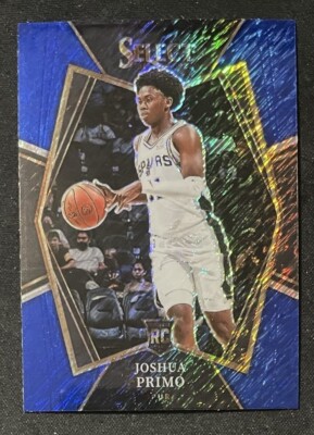 2021-22 Panini Select NBA Joshua Primo RC Premier Level #153 Blue