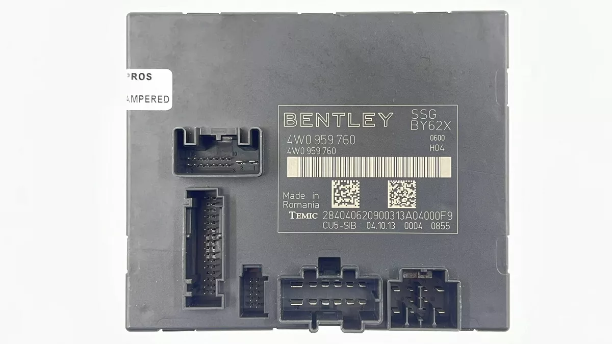 13-18 BENTLEY FLYING SPUR SEAT CONTROL MODULE BACKREST ADJUSTMENT 