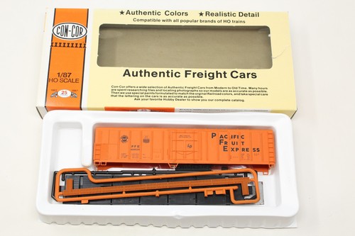 HO Con-Cor 009801-7 57' Mech Reefer Pacific Fruit Express PFE 454525 Naranja Kit | Zustand: Used