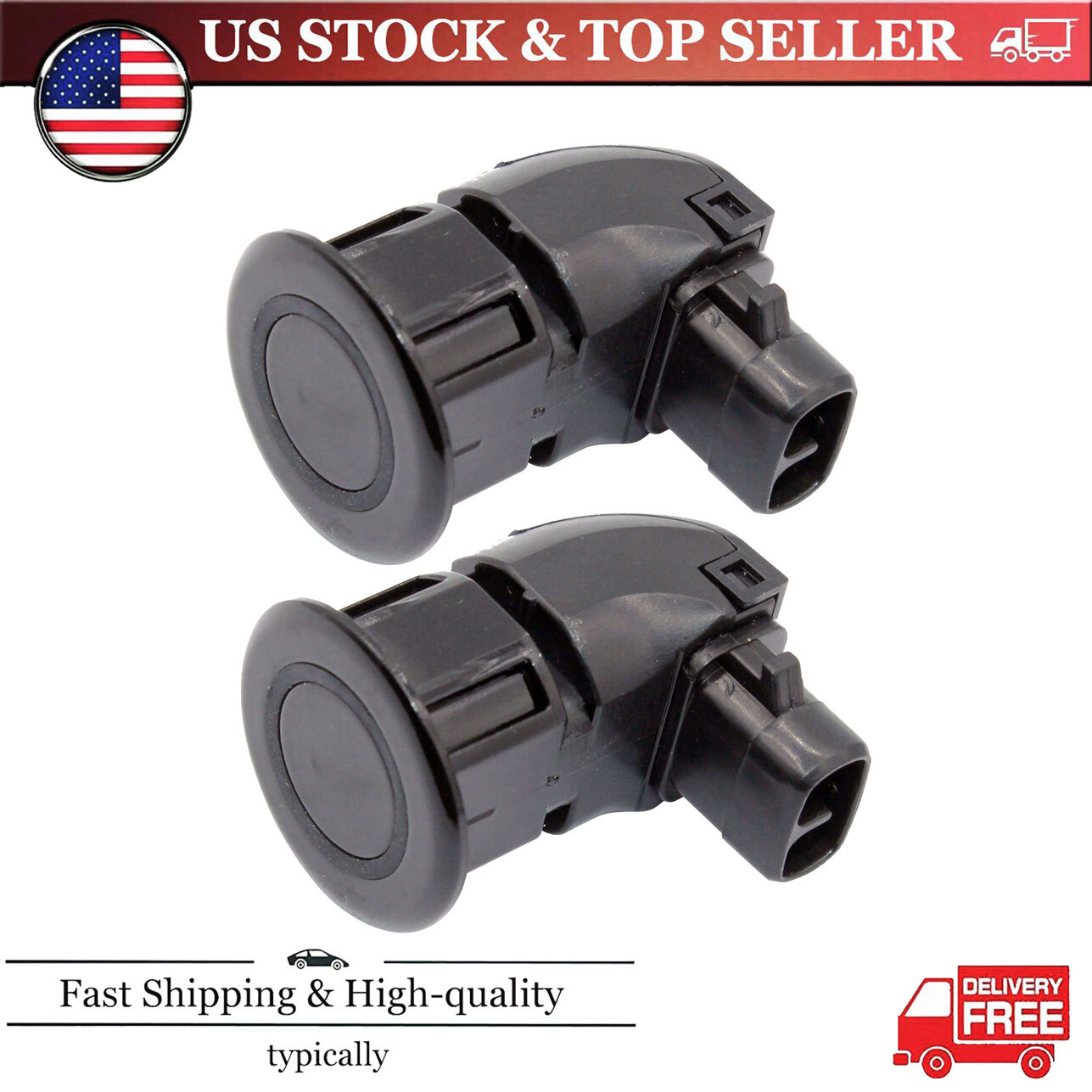 Sensor De Aparcamiento Para Lexus IS250, IS350, GS300, GS350, GS430, GS460, GS450H - OEM 89341-30010-C0 - Reemplazo Radar Parking (Color Plata)