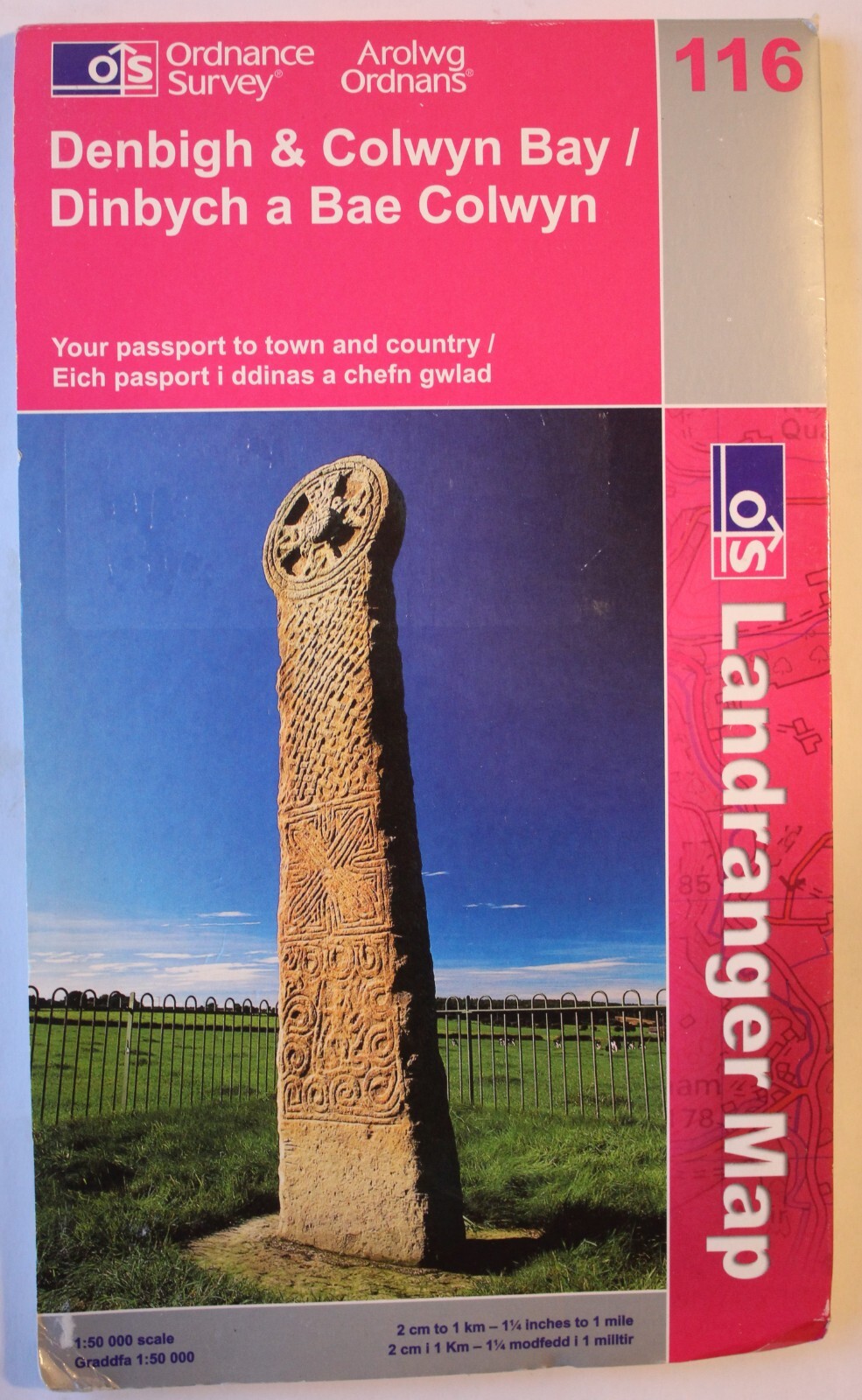 Ordnance Survey Landranger Map 116 Denbigh & Colwyn Bay 5th issue