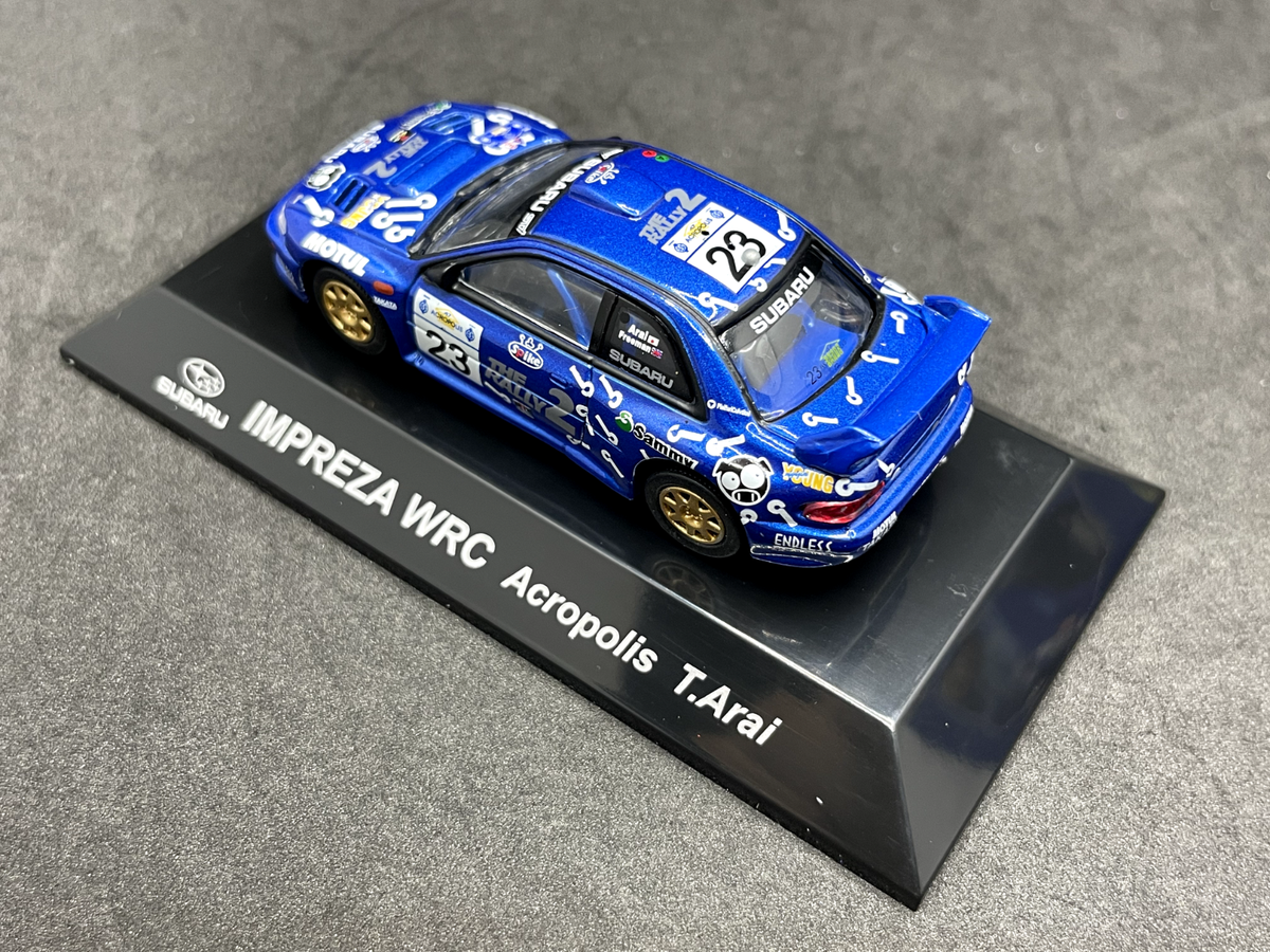 CM's 1/64 IMPREZA WRC Acropolis T.Arai #23 diecast model car CM83