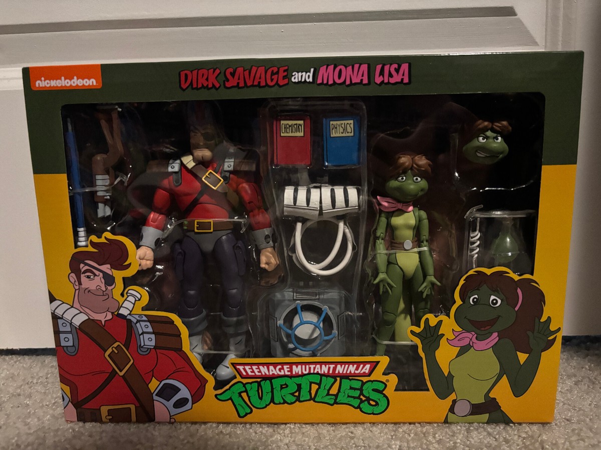 NECA Teenage Mutant Ninja Turtles Dirk Savage & Mona Lisa 2-Pack