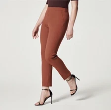 Medium NWT $128 - SPANX On-the-Go Ankle Slim Straight Pant Bronze Glow