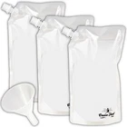 Concealable Reusable Cruise Flask Kit 3x16oz + funnel