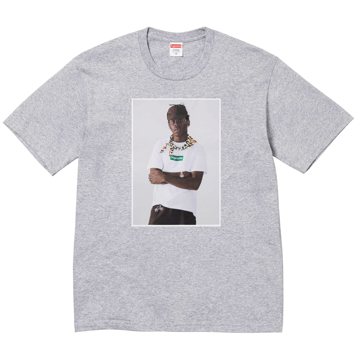 Supreme グラフィックTシャツ M NWT Supreme Tyler The Creator Box Logo Photo T-Shirt Gray Men's M