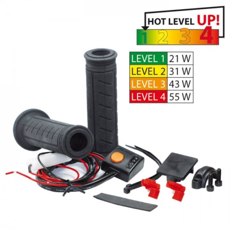 Heizgriffe "Daytona III" Offen 7/8"-22 Mm Wasserdicht Motorrad Griffe Beheizt
