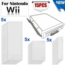 15Pcs Memory Card Door Slot Cover Replacement Lids for Nintendo Wii Game Console