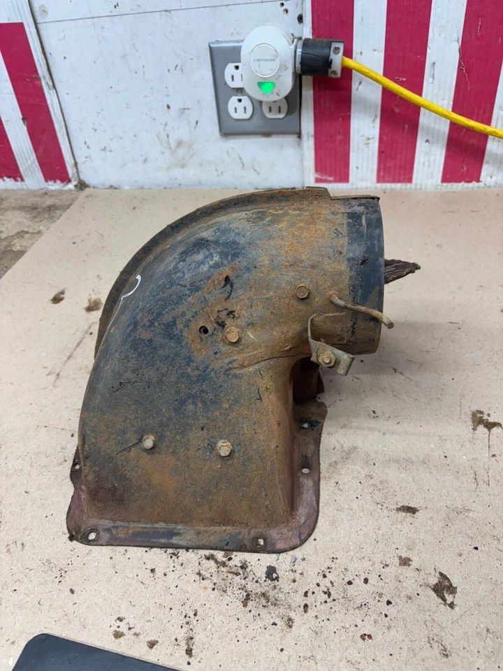 1949 1950 1951 Oldsmobile 88 98 CALENTADOR DE CALOR TUBO DE CONDUCTO CODO DE VENTILACIÓN FLUJO DE AIRE OEM OE Foto 3 de 4