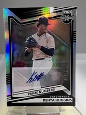 2022 Elite Extra Edition Kenya Huggins Signatures Auto Autograph #123 Reds. /63