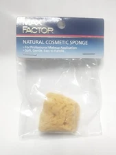 Vtg Max Factor Natural Cosmetic Sponge Hard To Find NEW OLD STOCK 1986 Unopened