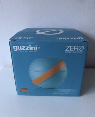 Guzzini Zero On The Go Lunchbox mit Kühlelement in orange/blau   
