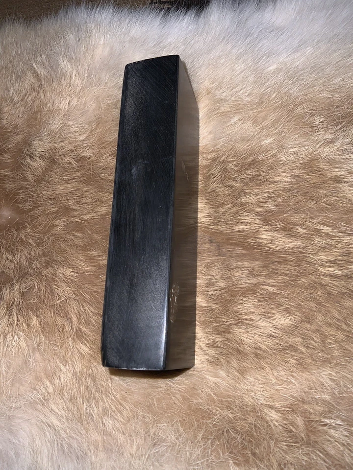 BLOQUE DE MANGO DE CUCHILLO DE CUERNO DE BÚFALO 5” X 1.5” X 1”, Negro, Cuerno para hacer cuchillos Foto 4 de 4